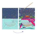 Djeco Duo Scratch Cards - Topsy Turvy