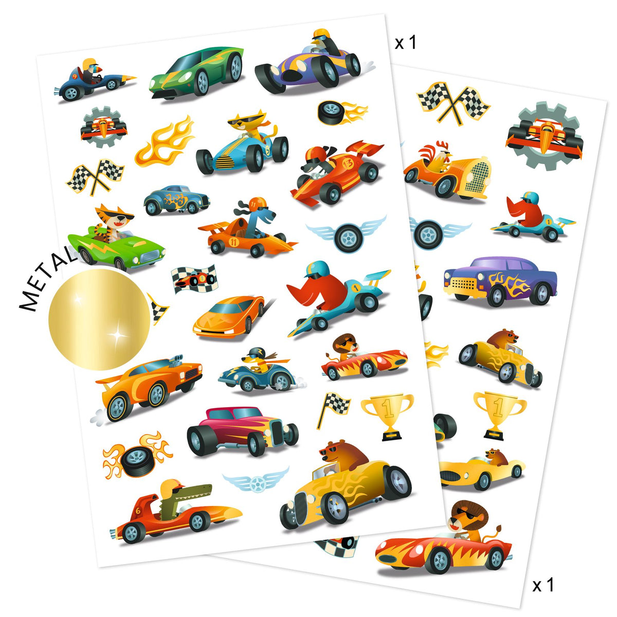 Djeco Tattoos - Speedsters