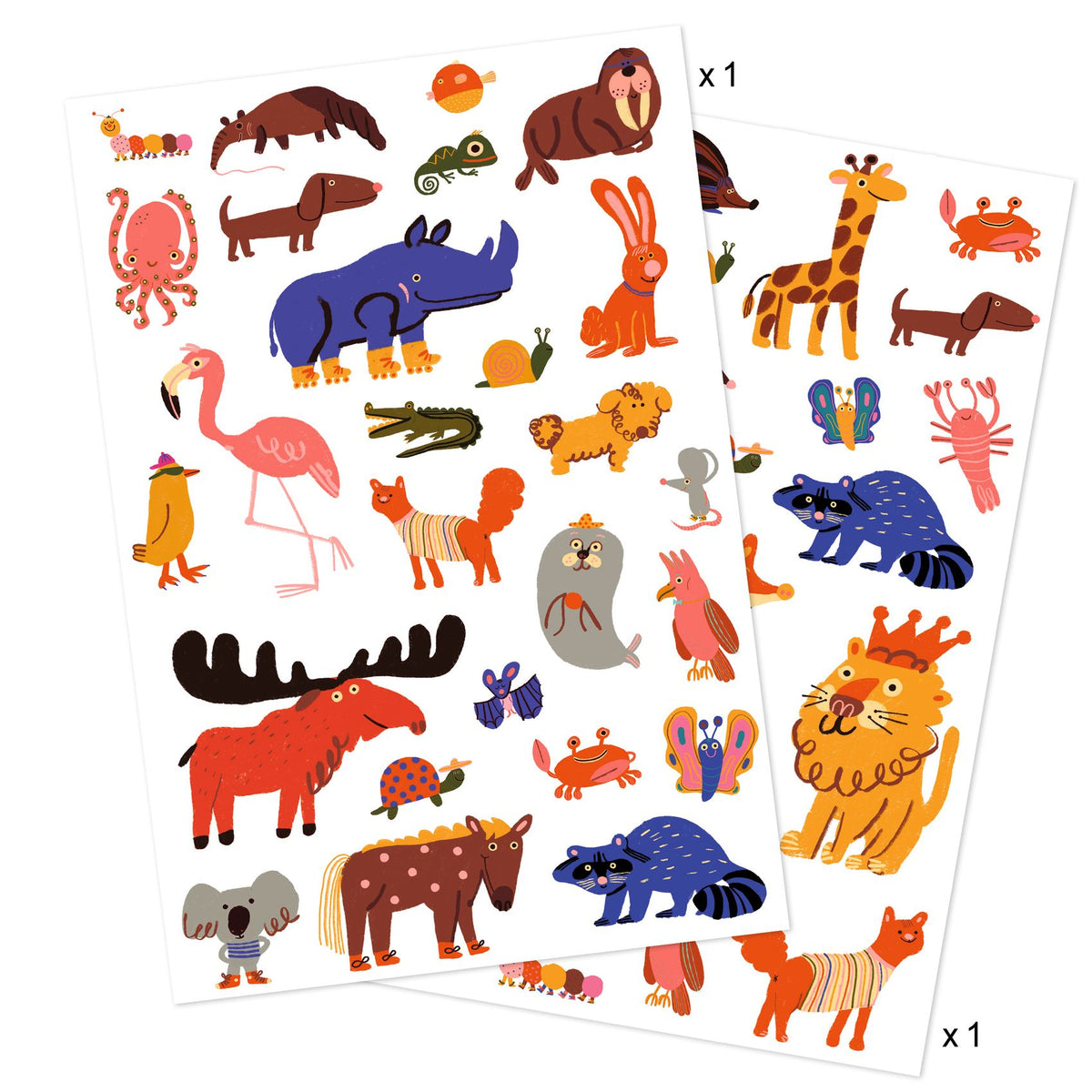 Djeco Tattoos - Funny Animals