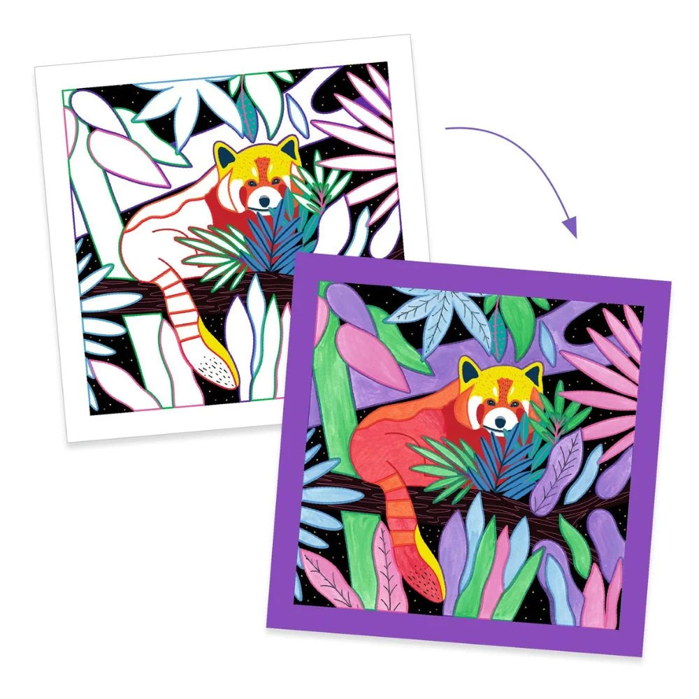 Djeco Cards to Paint - Selva