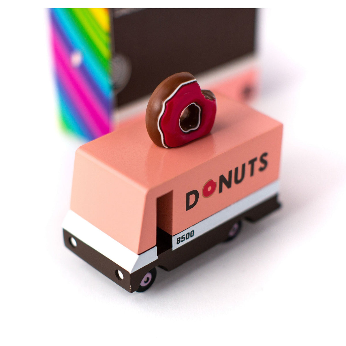 Candylab Wooden Diecast Candyvan Donut Van