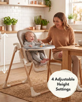 Flare Foldable High Chair - Beige