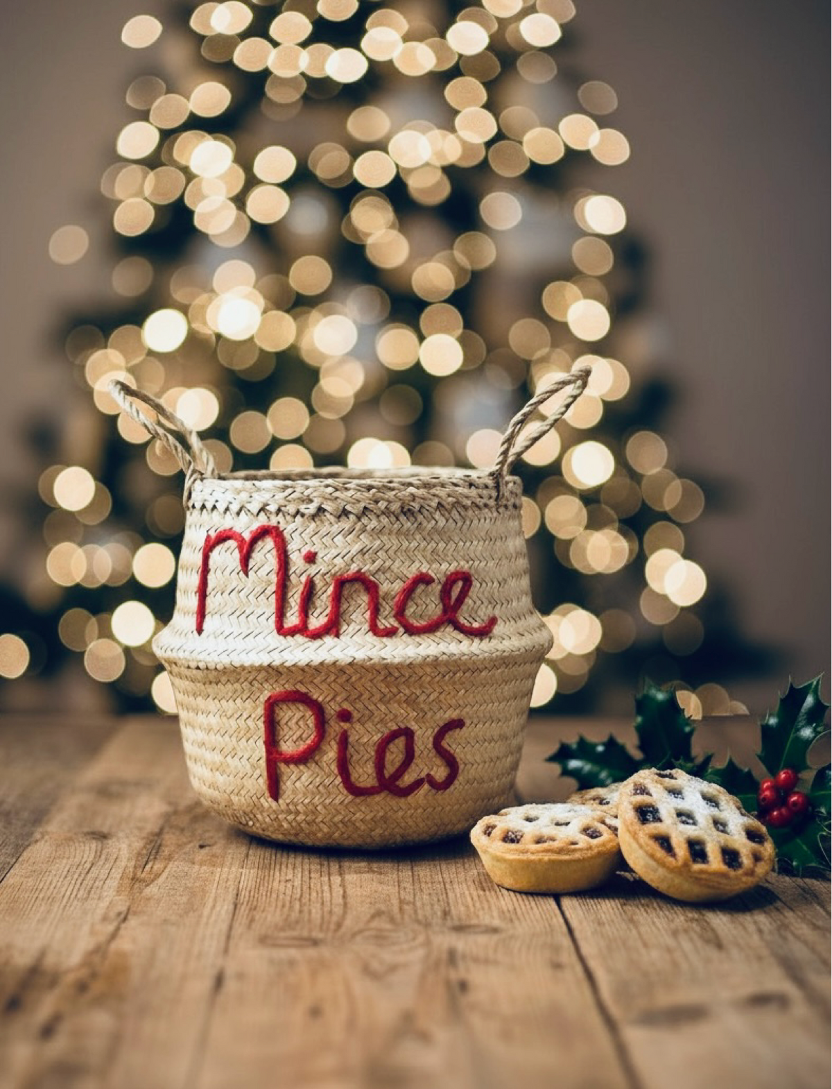 Mince Pie basket - Large