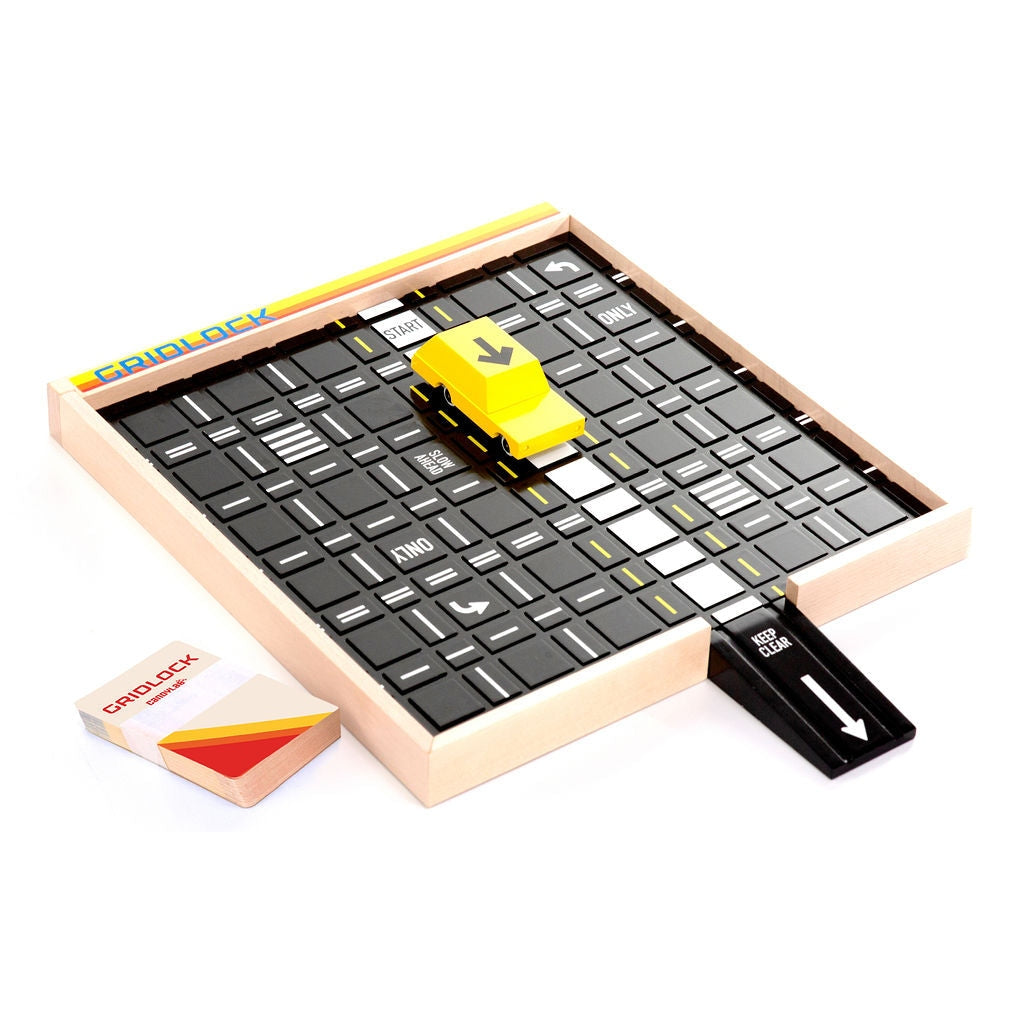 Candylab Gridlock Wooden Car Puzzle Board Game