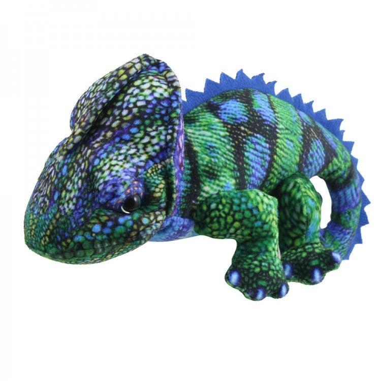 The Puppet Company Little Creatures - Blue/Green Chameleon