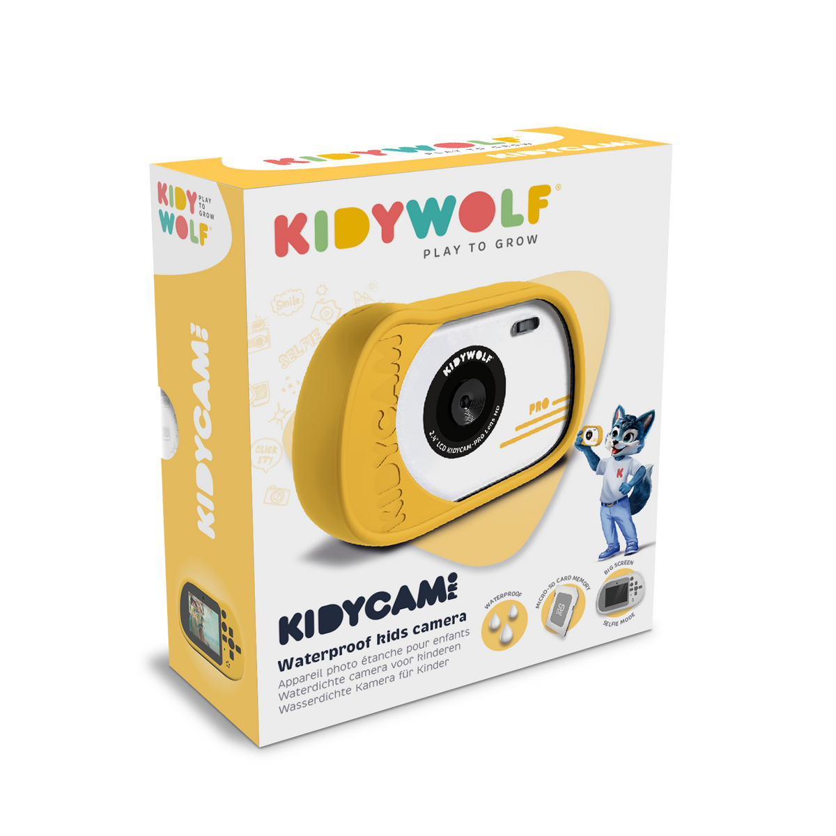 Kidywolf KIDYCAM PRO Kids' Waterproof Digital Camera Orange
