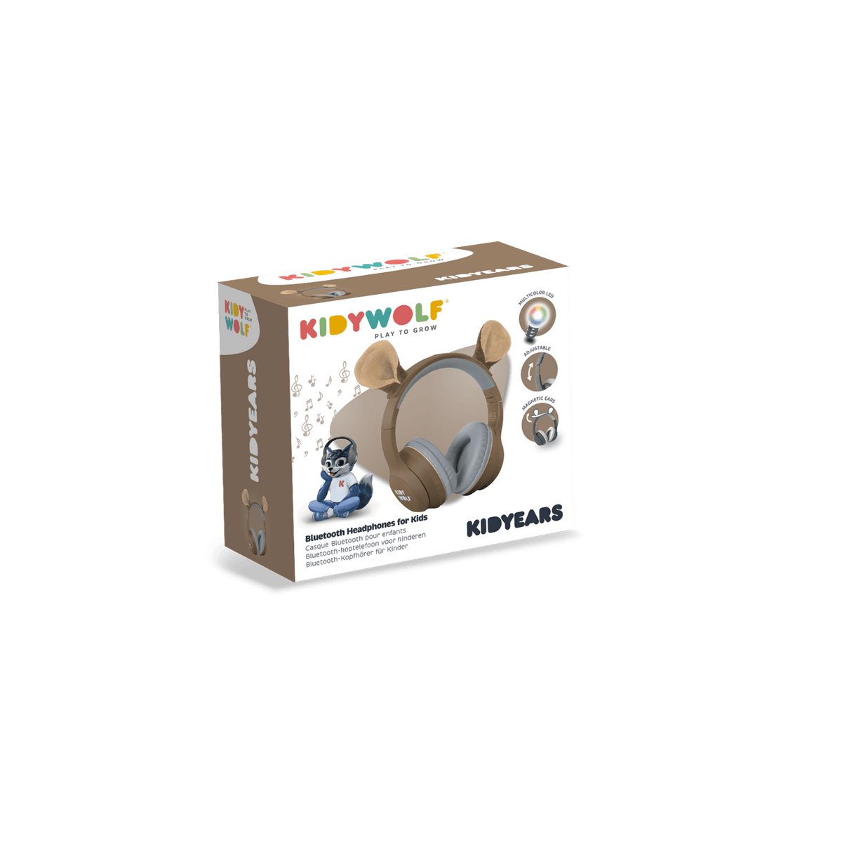 Kidywolf KIDYEARS Kids' Bluetooth Headphones Bear