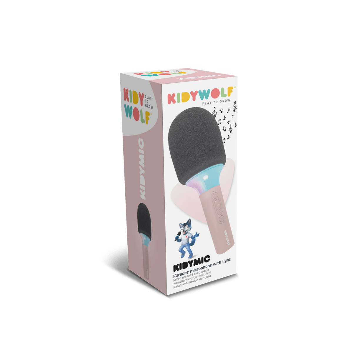 Kidywolf KIDYMIC Kids' Karaoke Microphone Pink