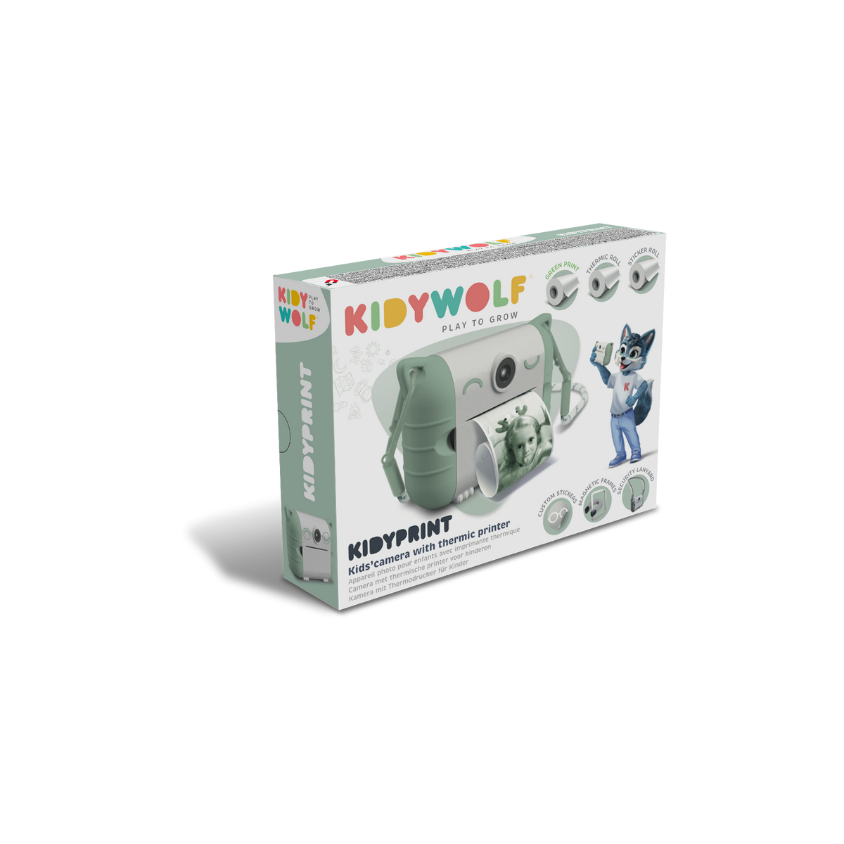 Kidywolf KIDYPRINT Kids' Instant Print Camera Green