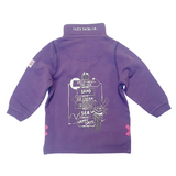 Children's Loganberry/Sign Post Lazy Jacks Wells-Next-the-Sea Printed 1/4 Zip Sweatshirt