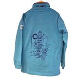 Children's Peacock/Sign Post Lazy Jacks Wells-Next-the-Sea Printed 1/4 Zip Sweatshirt