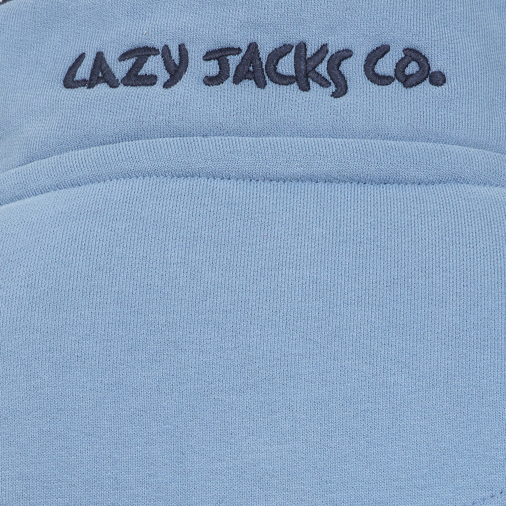 Men's Airforce/Wheel Lazy Jacks Wells-Next-the-Sea Printed 1/4 Zip Sweatshirt