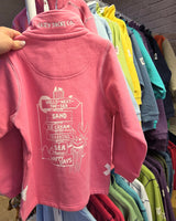 Lazy Jacks Wells-Next-the-sea sweater in Salmon Pink