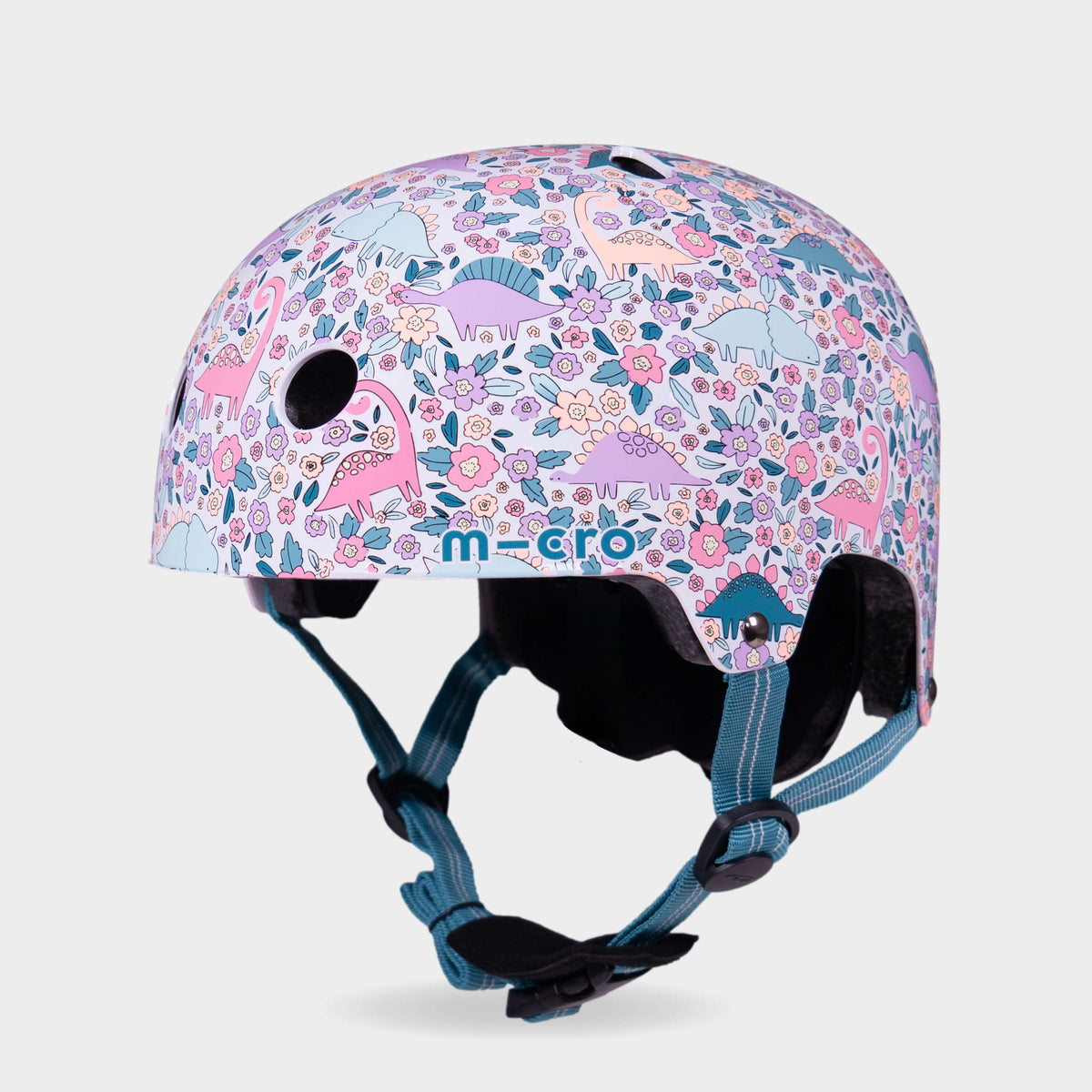 Printed Helmet For Bike and Scooters: Flora-Saur
