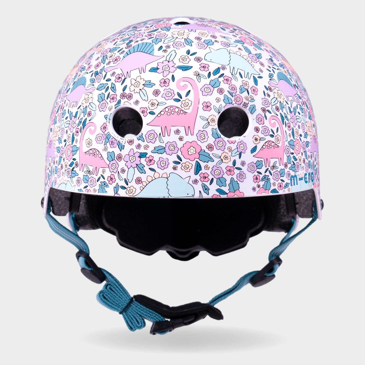 Printed Helmet For Bike and Scooters: Flora-Saur
