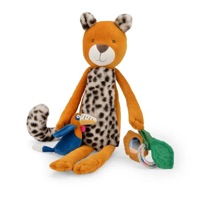 Moulin Roty Large Activity Leopard La Forêt Mawa