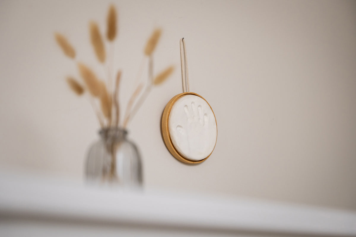 Petit Artichaut Wooden Medallion Keepsake