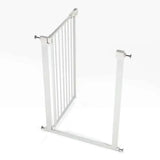 Venture Q-Fix 110cm Extra Tall Pressure Fit Baby & Pet Safety Gate - 73-80cm - White