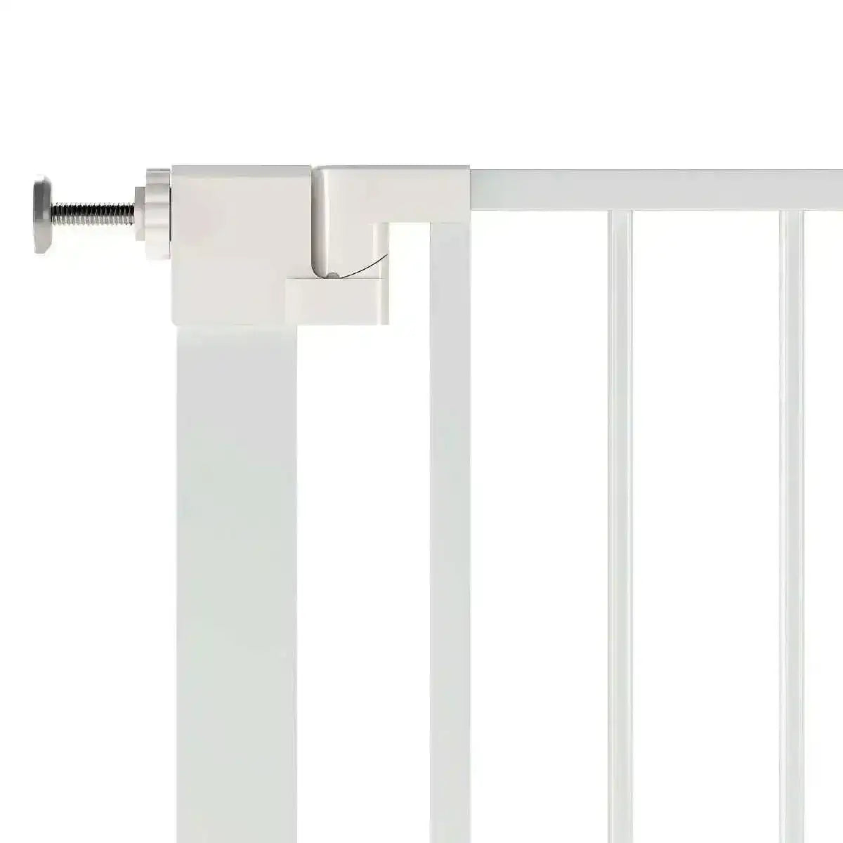 Venture Q-Fix 110cm Extra Tall Pressure Fit Baby & Pet Safety Gate - 73-80cm - White