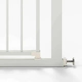 Venture Q-Fix 110cm Extra Tall Pressure Fit Baby & Pet Safety Gate - 73-80cm - White