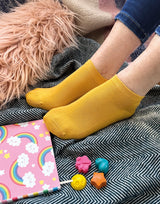 6pk Kids Cotton Cushioned Sport Trainer Socks - Multi