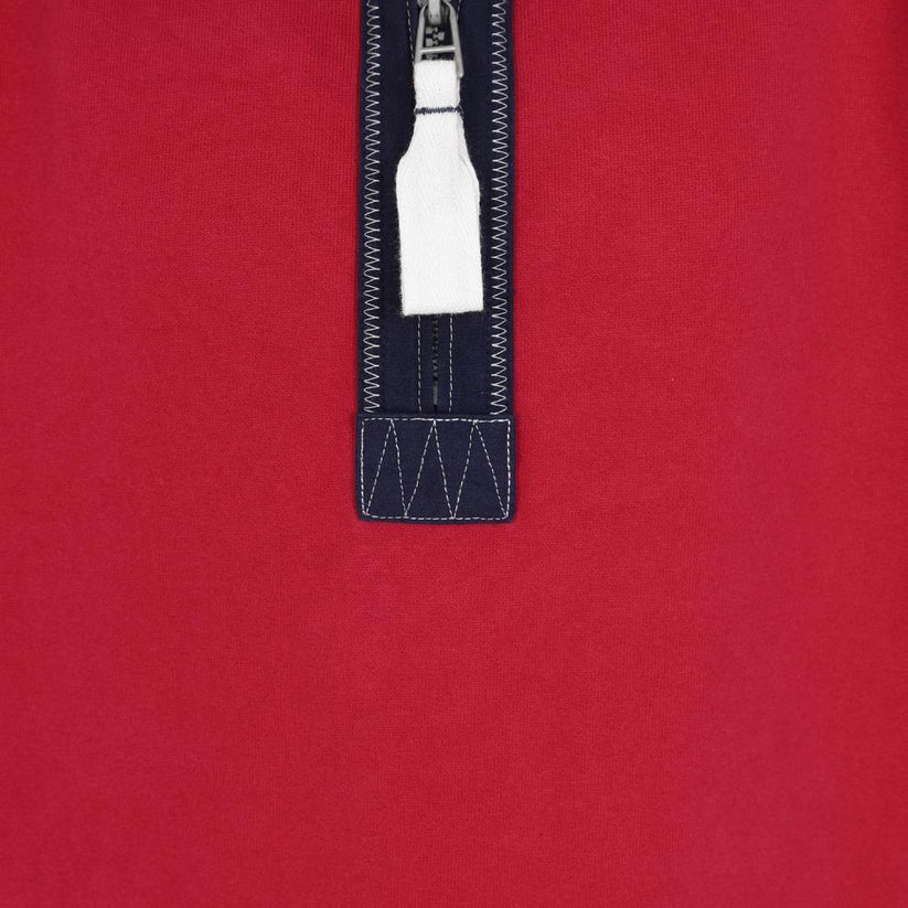 Children's Rouge/Beach Hut Lazy Jacks Wells-Next-the-Sea Printed 1/4 Zip Sweatshirt
