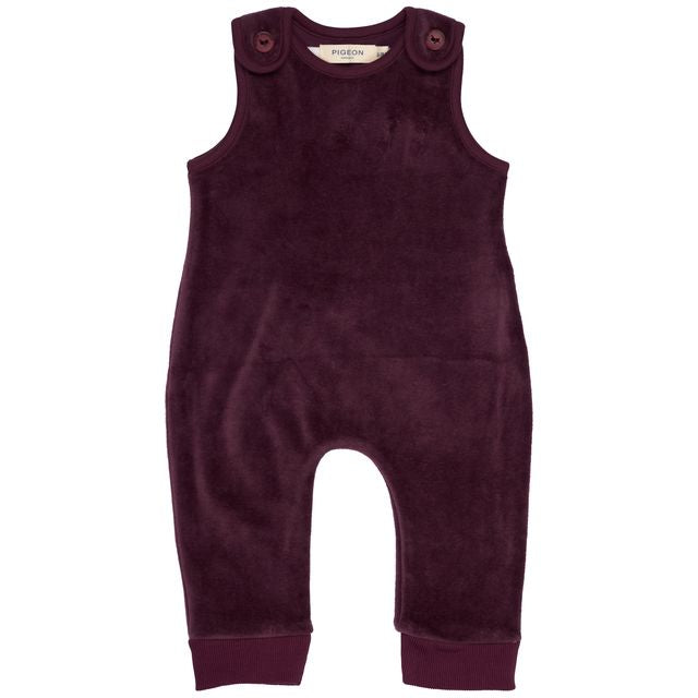 Pigeon Organics Velour playsuit, fig