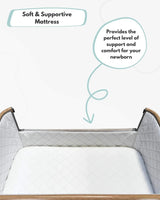 Sona Bedside & Co-Sleeping Crib - Grey