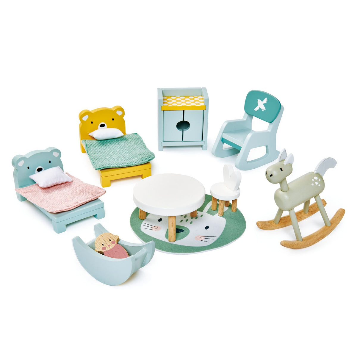 Dovetail Bundle (Dovetail House, Doll Family, 5 Room Sets)