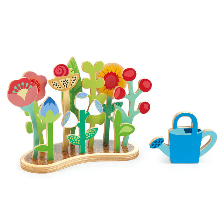 Tenderleaf Wooden Toy Flower Bed