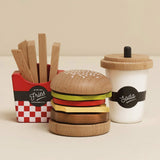 Le Toy Van Gormet Hamburger Wooden Food Playset