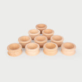 Natural Wooden Napkin Rings