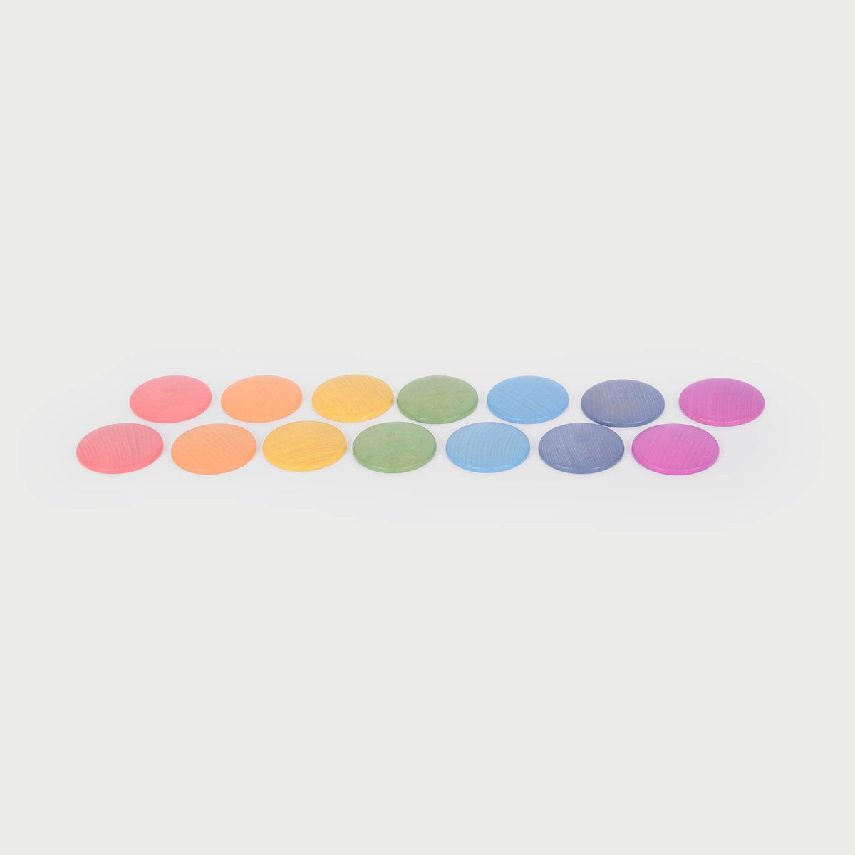 Rainbow Wooden Discs