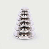 Sensory Steel Silver Buttons
