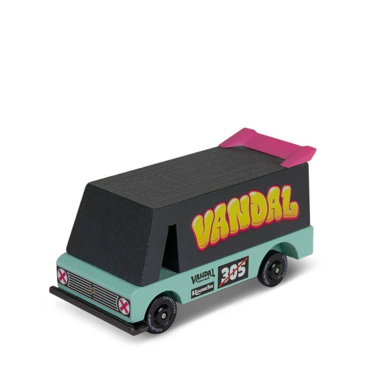 Candylab TOONS Wooden Diecast Car Seafoam Vandal Van