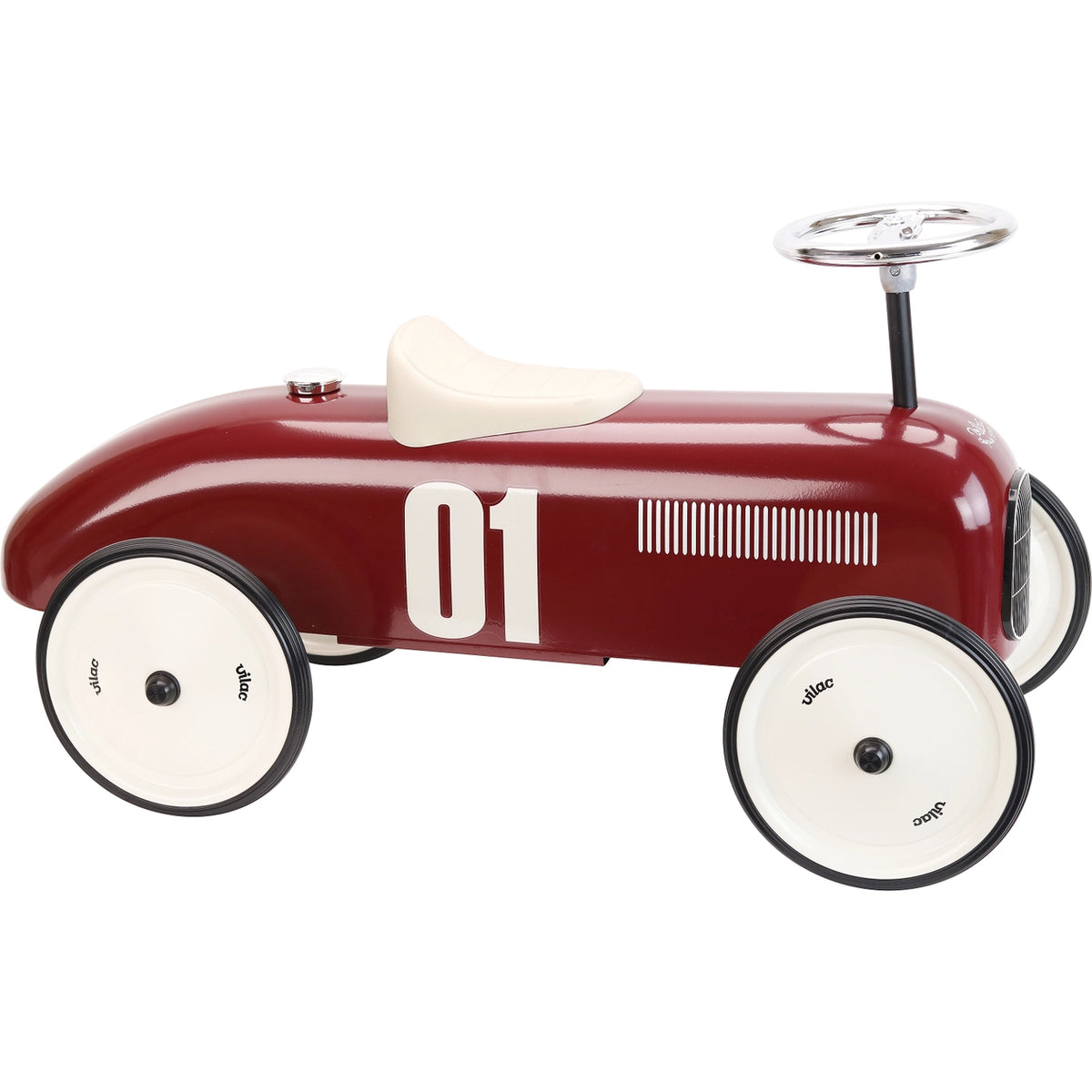 Vilac Burgandy Ride on Vintage Car