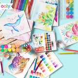 Ooly Chroma Blends: Watercolor Brush Markers