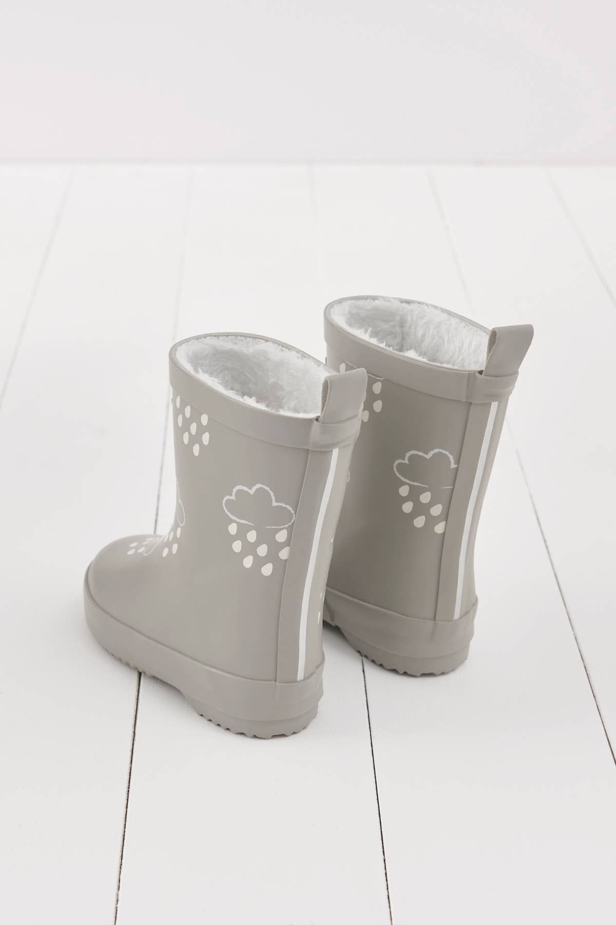 Grass+Air Geothermal Grey Colour-Changing Kids Wellies