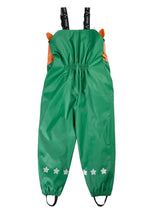 Frugi Character Puddle Buster Trousers - Holly Green/Cow