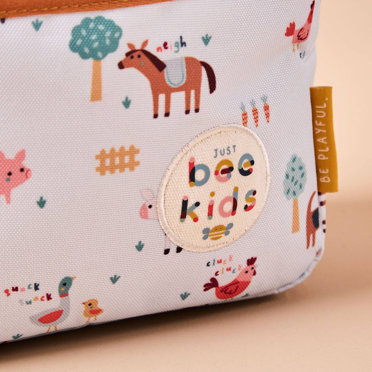 Just Bee Kids Farm Design Insulated Lunch Bag