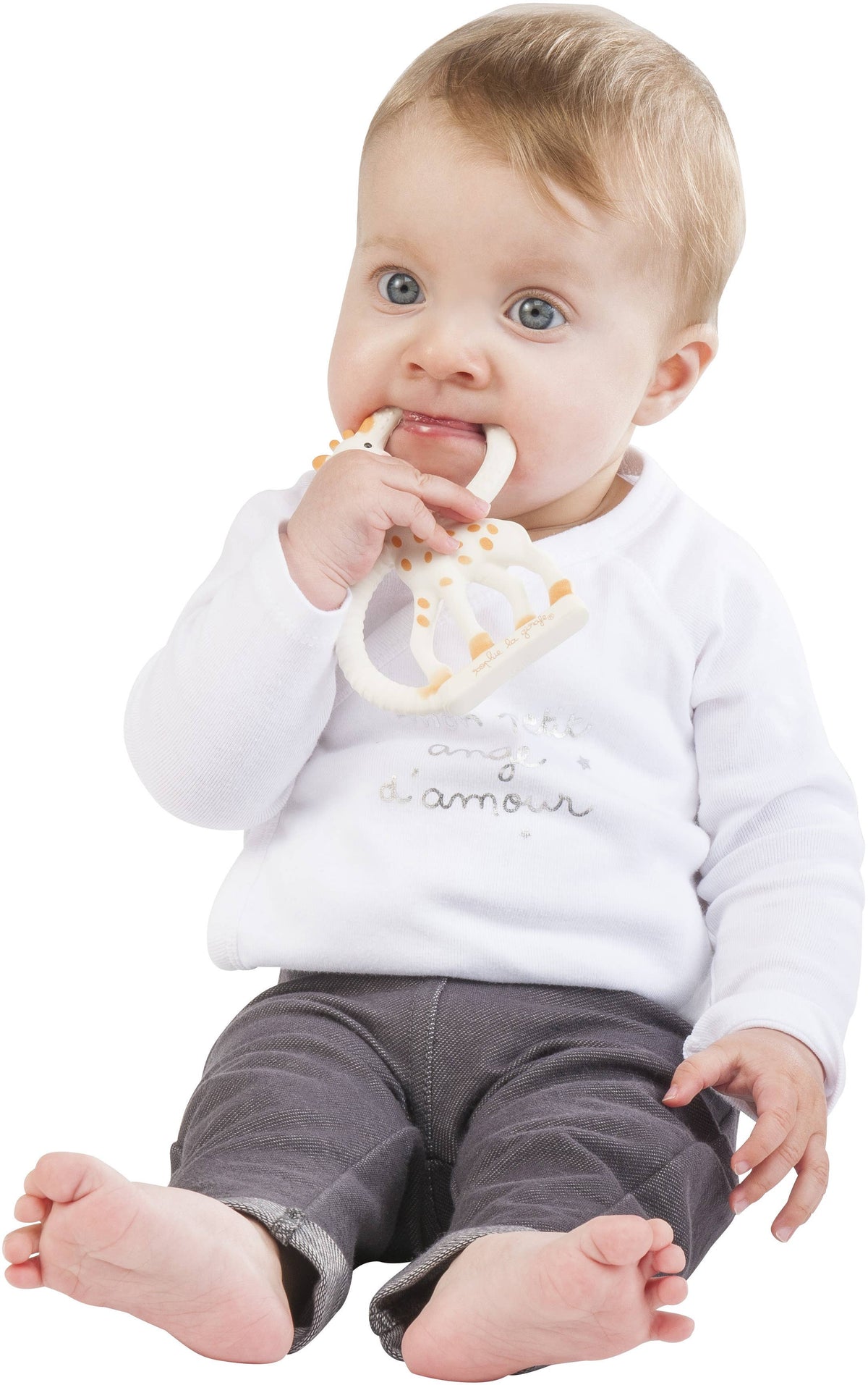 So Pure Sophie La Girafe Teething Ring - Natural Rubber