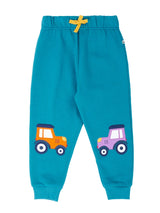 Frugi Character Joggers - Boat Blue/Tractors