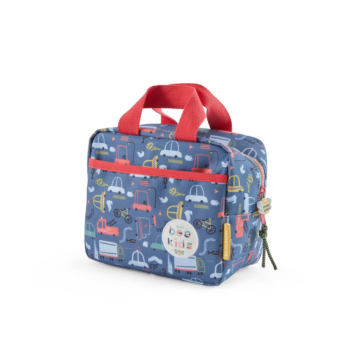 Just Bee Kids Transport Print Insulated Lunch Bag