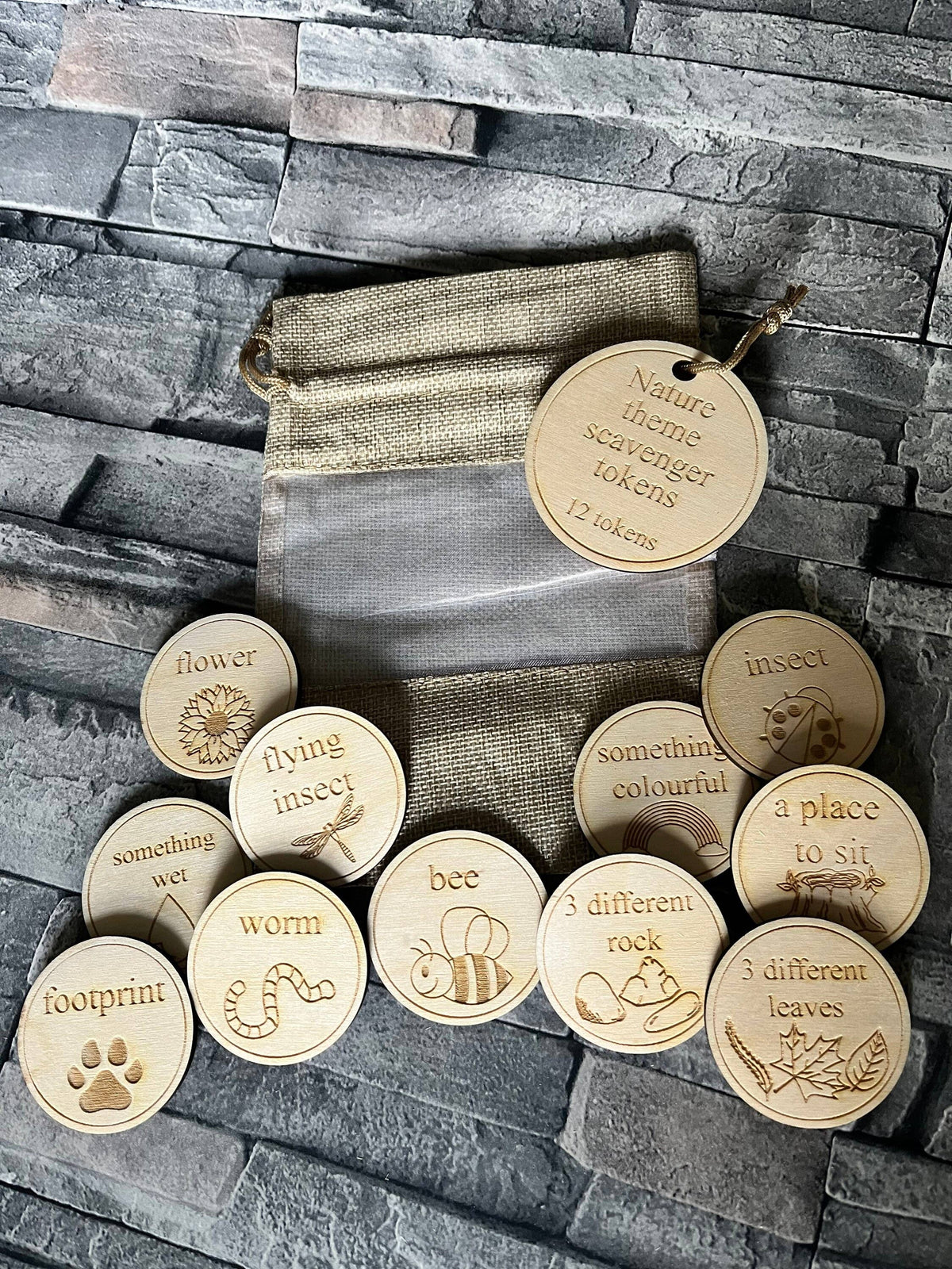 Nature Scavenger Hunt Tokens