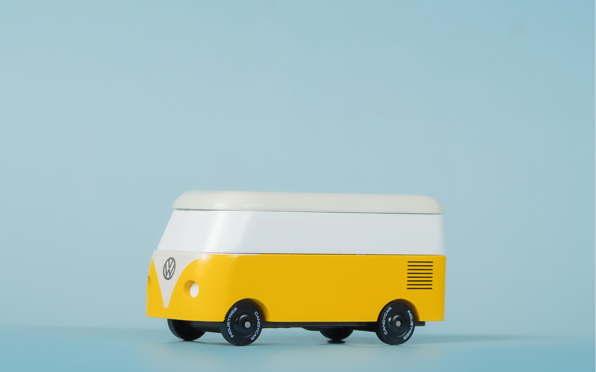 Candyvan - VW T1 Sunbeam - Wooden Diecast Toy Car Candylab