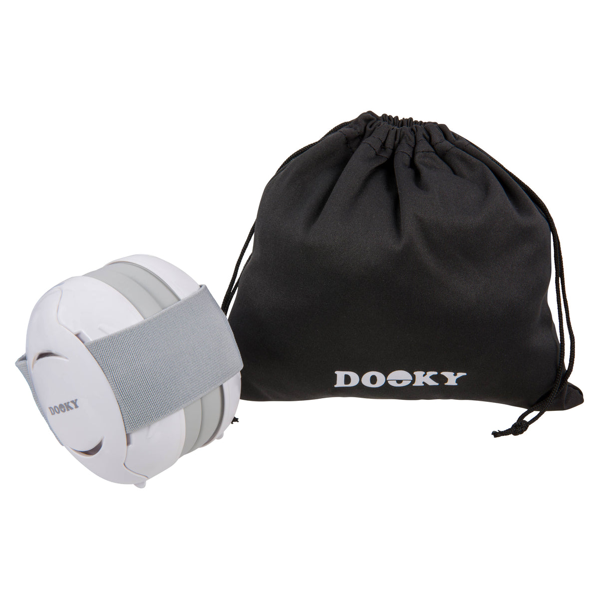 Dooky Baby Ear Protection - White - 0-3 Years