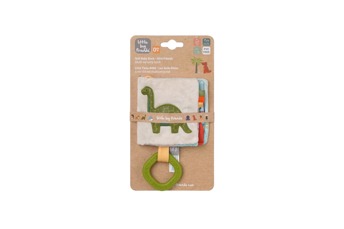 Little Big Friends Soft Baby Book - Dino