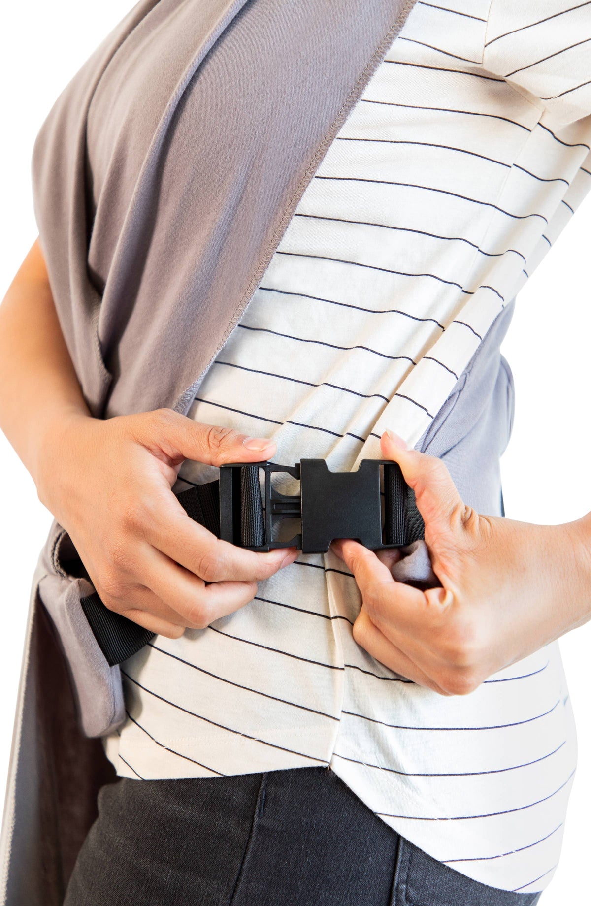 MOBY Easy Wrap Carrier - Smoked Pearl