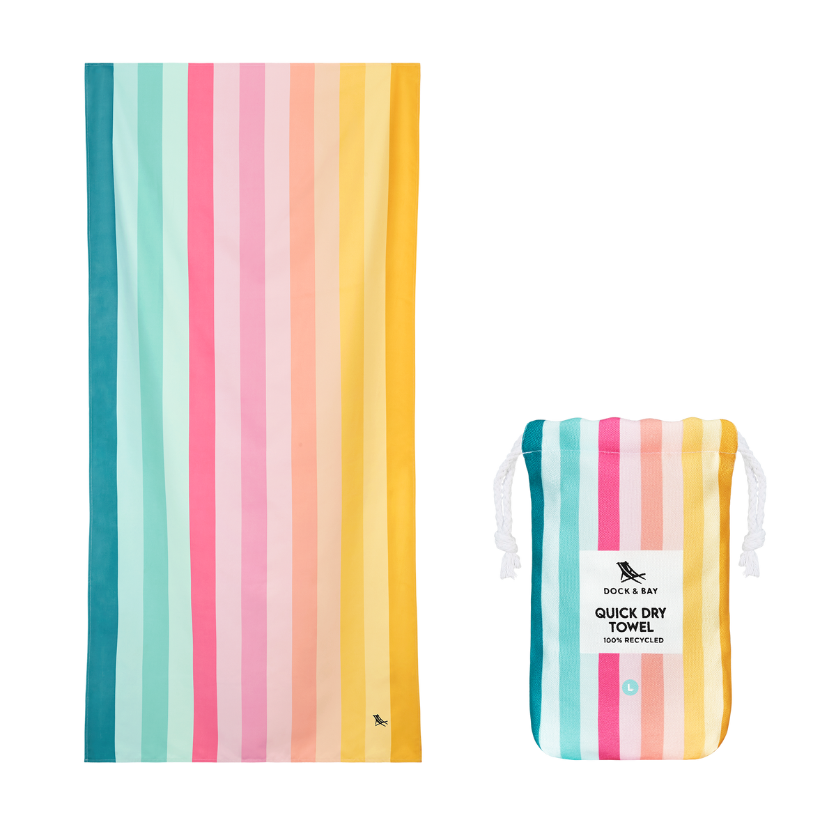 Dock & Bay Quick Dry Towels - Summer - Coastal Candy