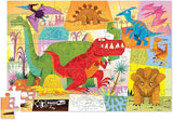 Crocodile Creek Dino World Puzzle 50 Piece Jigsaw In Tin